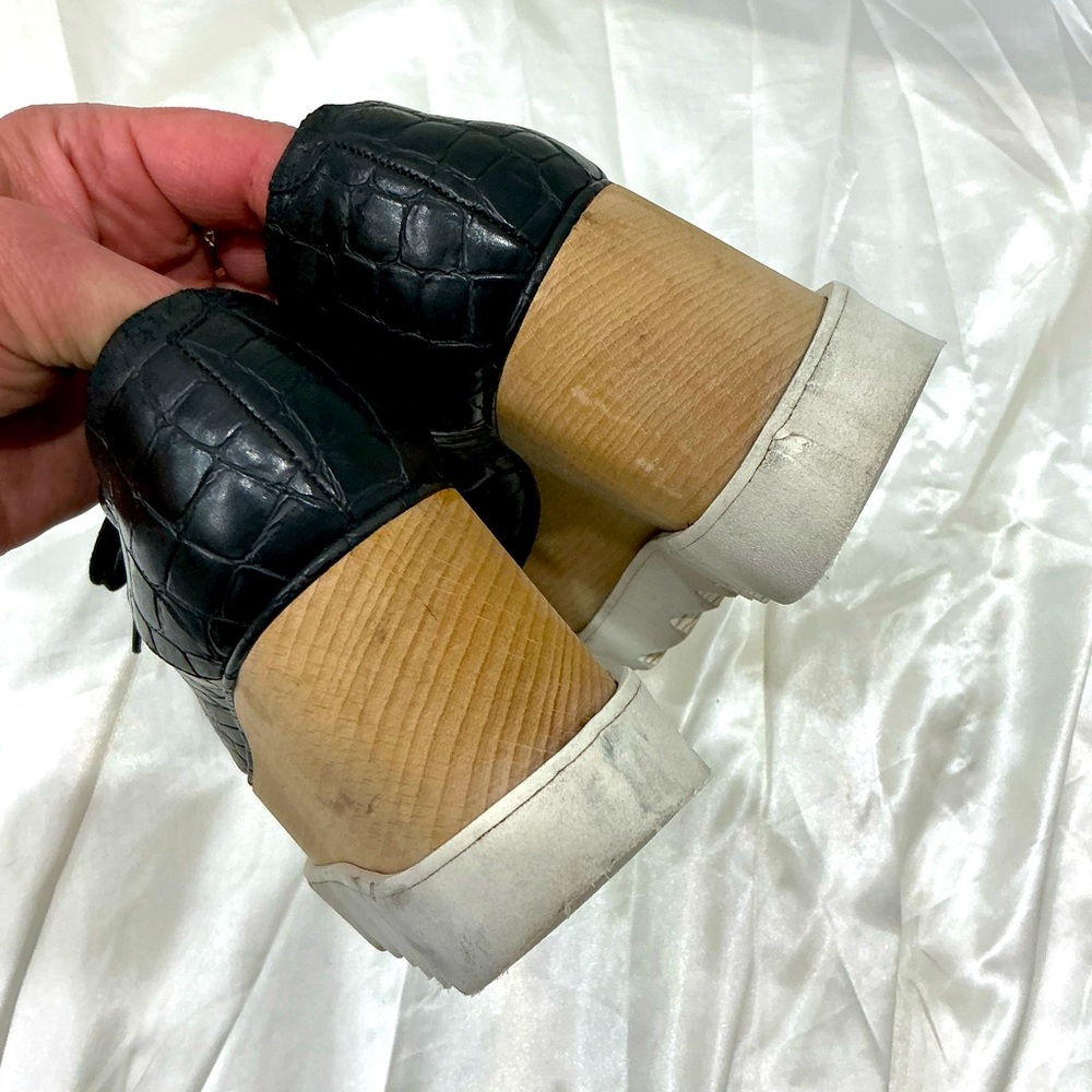 Stella McCartney leather lace up shoes 🖤🤍🖤🤍 - Picture 13 of 13